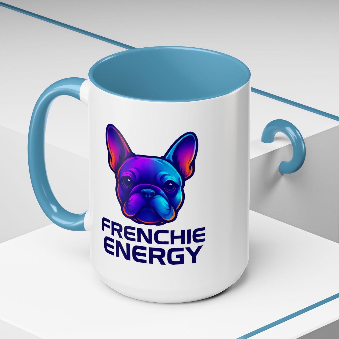 Frenchie Energy Coffee Mug, French Bulldog Lover Gift