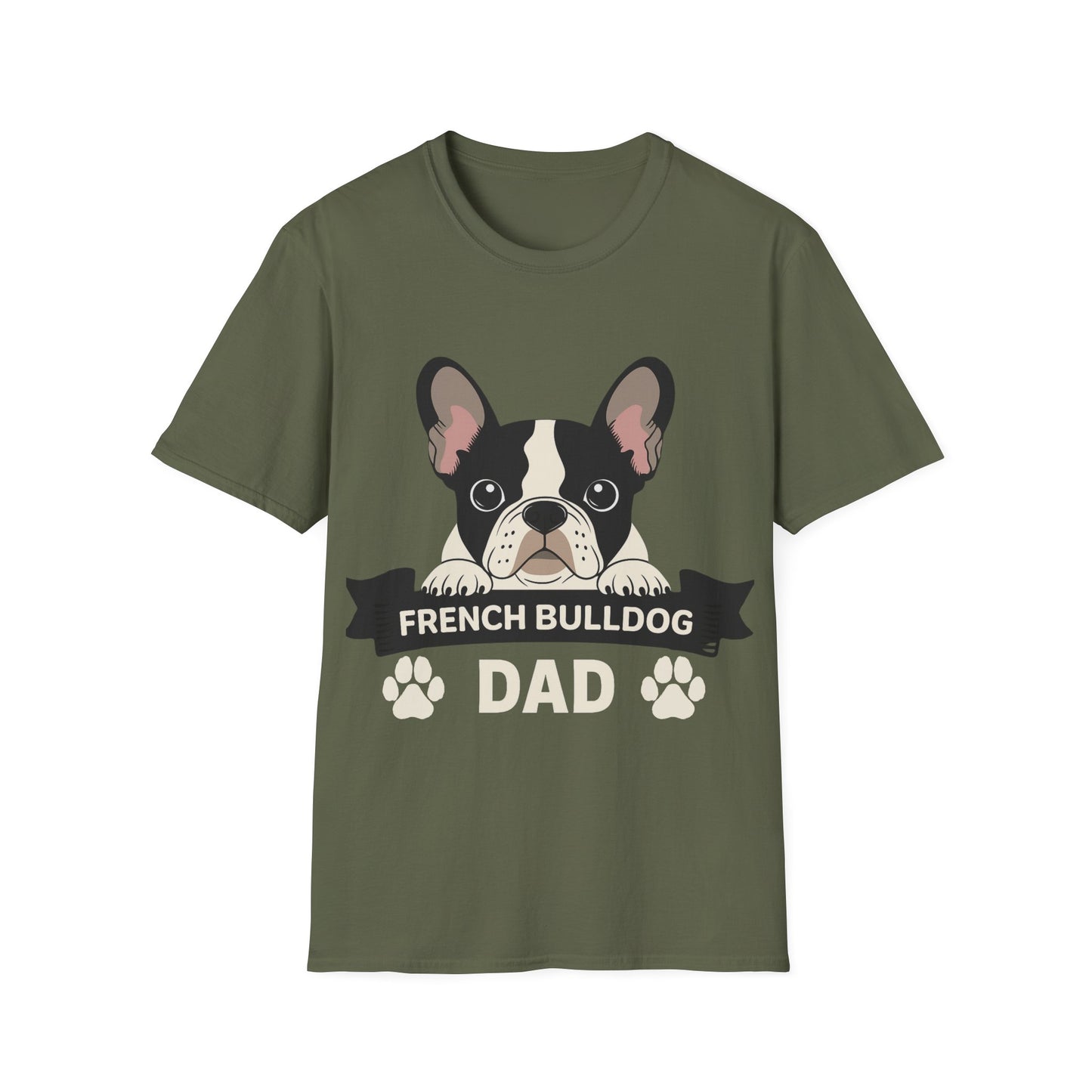 French Bulldog Dad T-Shirt – Funny Gift for Dog Dads