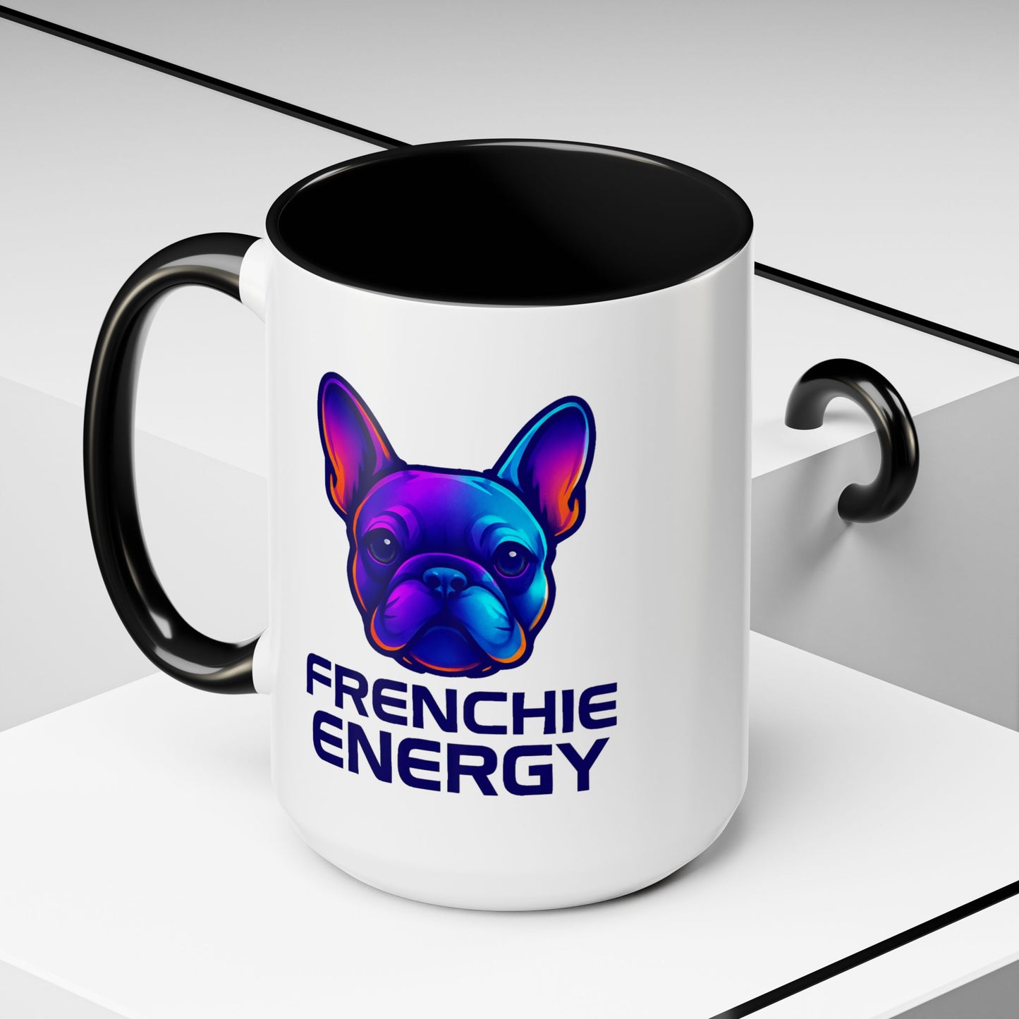 Frenchie Energy Coffee Mug, French Bulldog Lover Gift