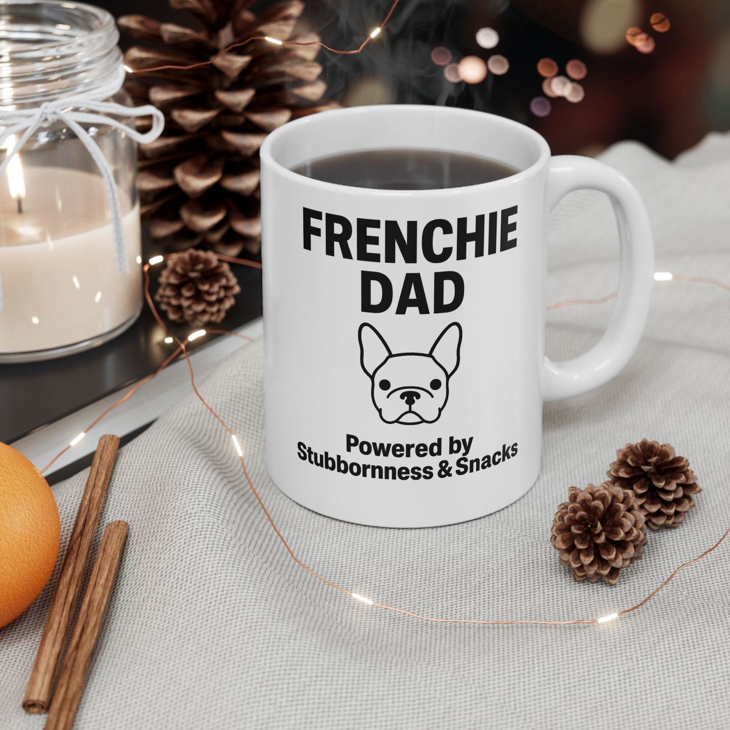 The "Official Frenchie Dad" Coffee Mug - Gift for Him