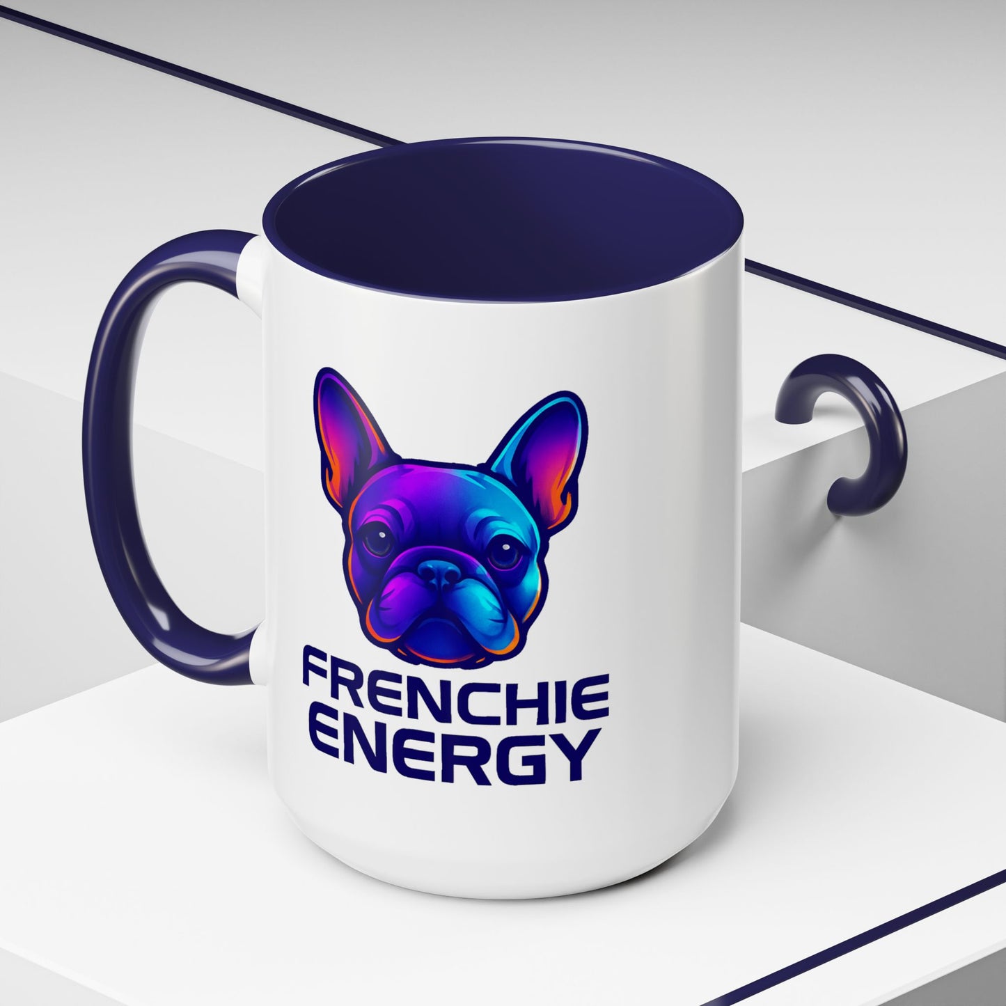 Frenchie Energy Coffee Mug, French Bulldog Lover Gift