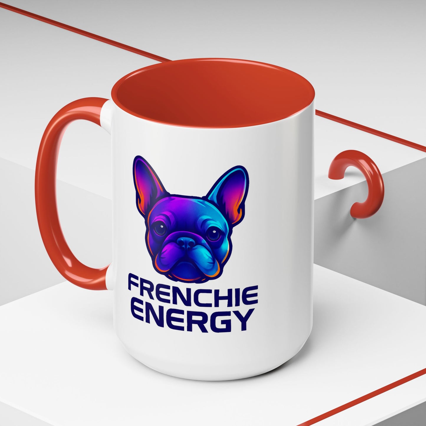 Frenchie Energy Coffee Mug, French Bulldog Lover Gift