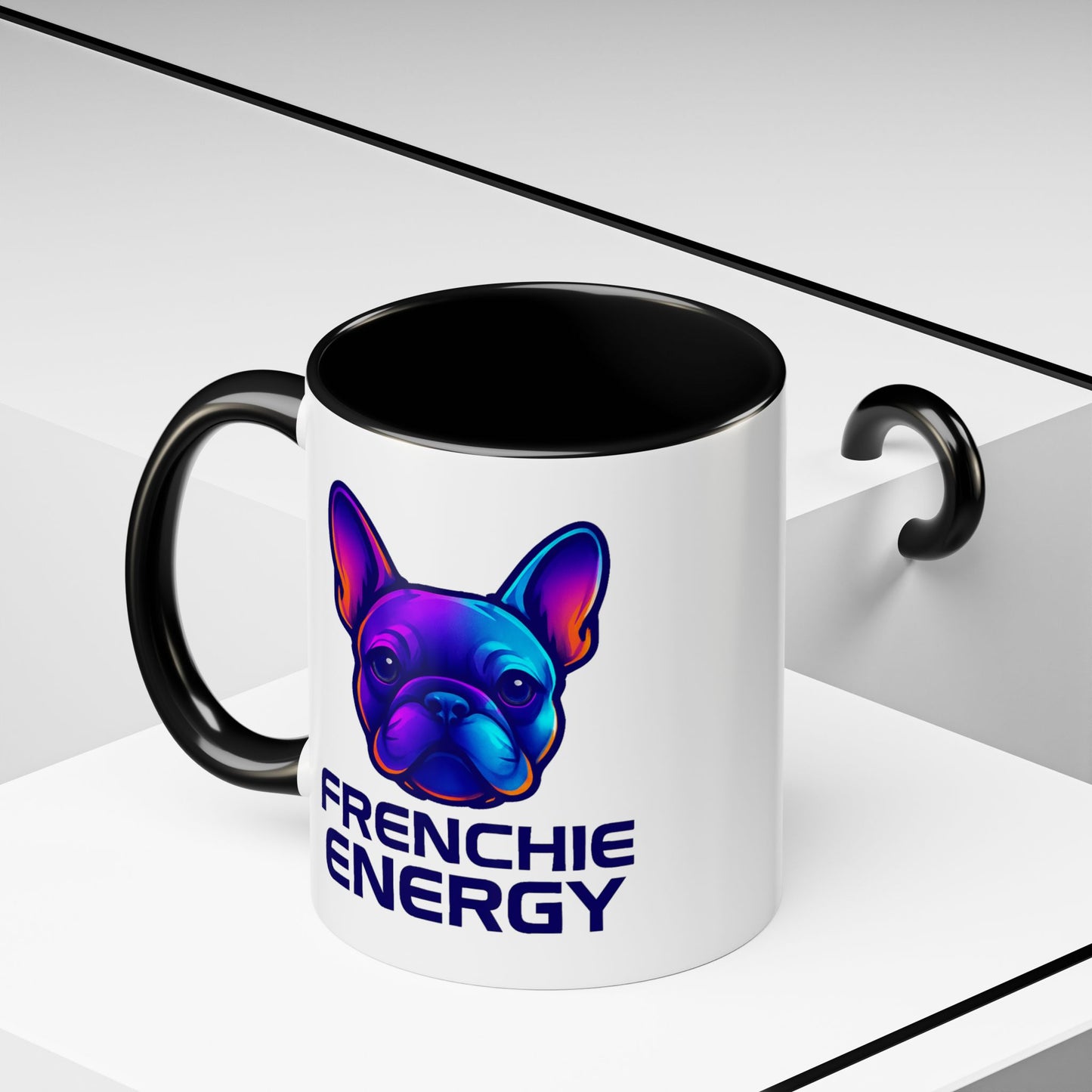 Frenchie Energy Coffee Mug, French Bulldog Lover Gift