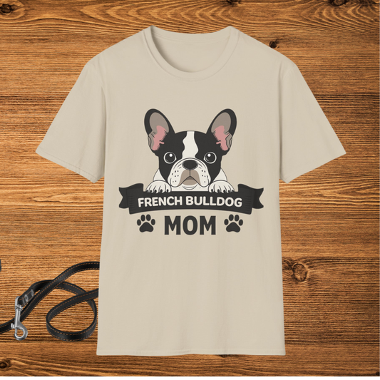 French Bulldog Mom T-Shirt – Cute Gift for Dog Lovers
