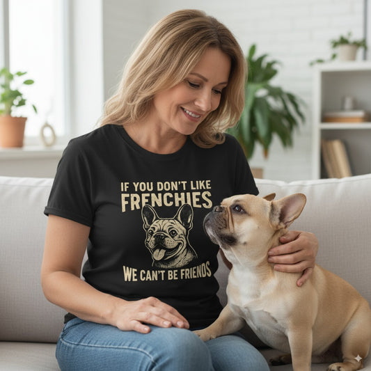 French Bulldog Friendship T-Shirt, Dog Lover Gift